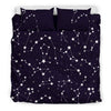 Zodiac Star Pattern Design Print Duvet Cover Bedding Set