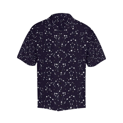 Zodiac Star Pattern Design Print Men Aloha Hawaiian Shirt