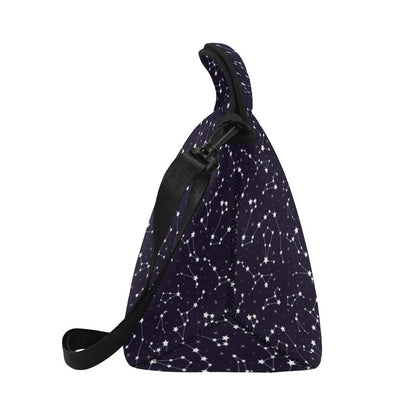 Zodiac Star Pattern Design Print Neoprene Lunch Bag (Model 1669)(Large)-JTAMIGO.COM