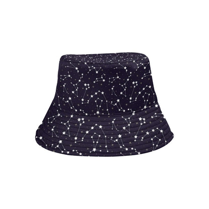 Zodiac Star Pattern Design Print Unisex Bucket Hat