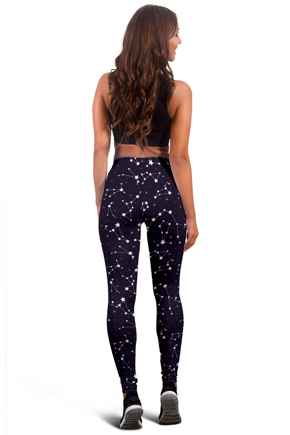 Zodiac Star Pattern Design Print Women Leggings