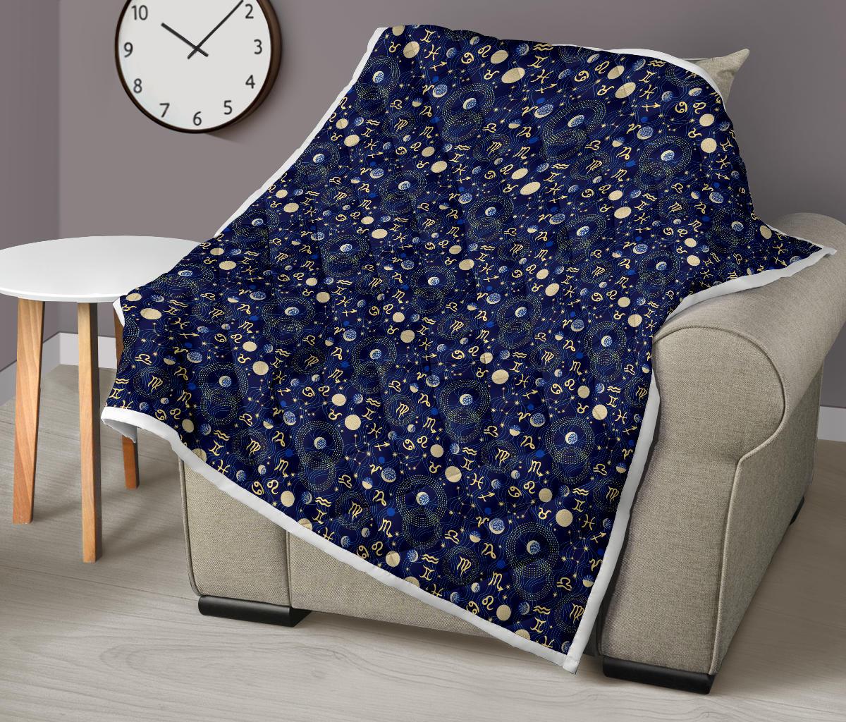 Zodiac Themed Design Print Premium Quilt-JTAMIGO.COM
