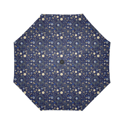 ZodiacThemed Design Print Automatic Foldable Umbrella