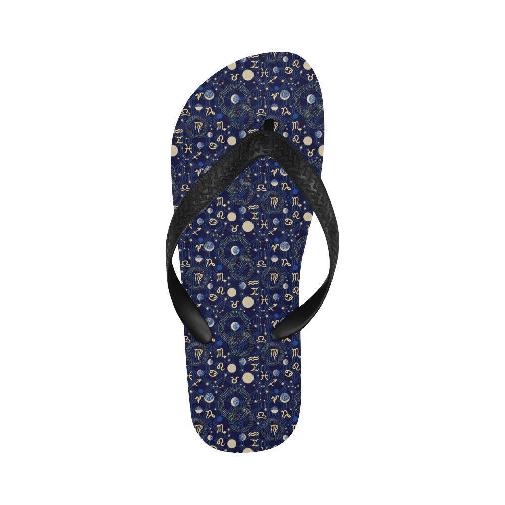 ZodiacThemed Design Print Flip Flops-JTAMIGO.COM