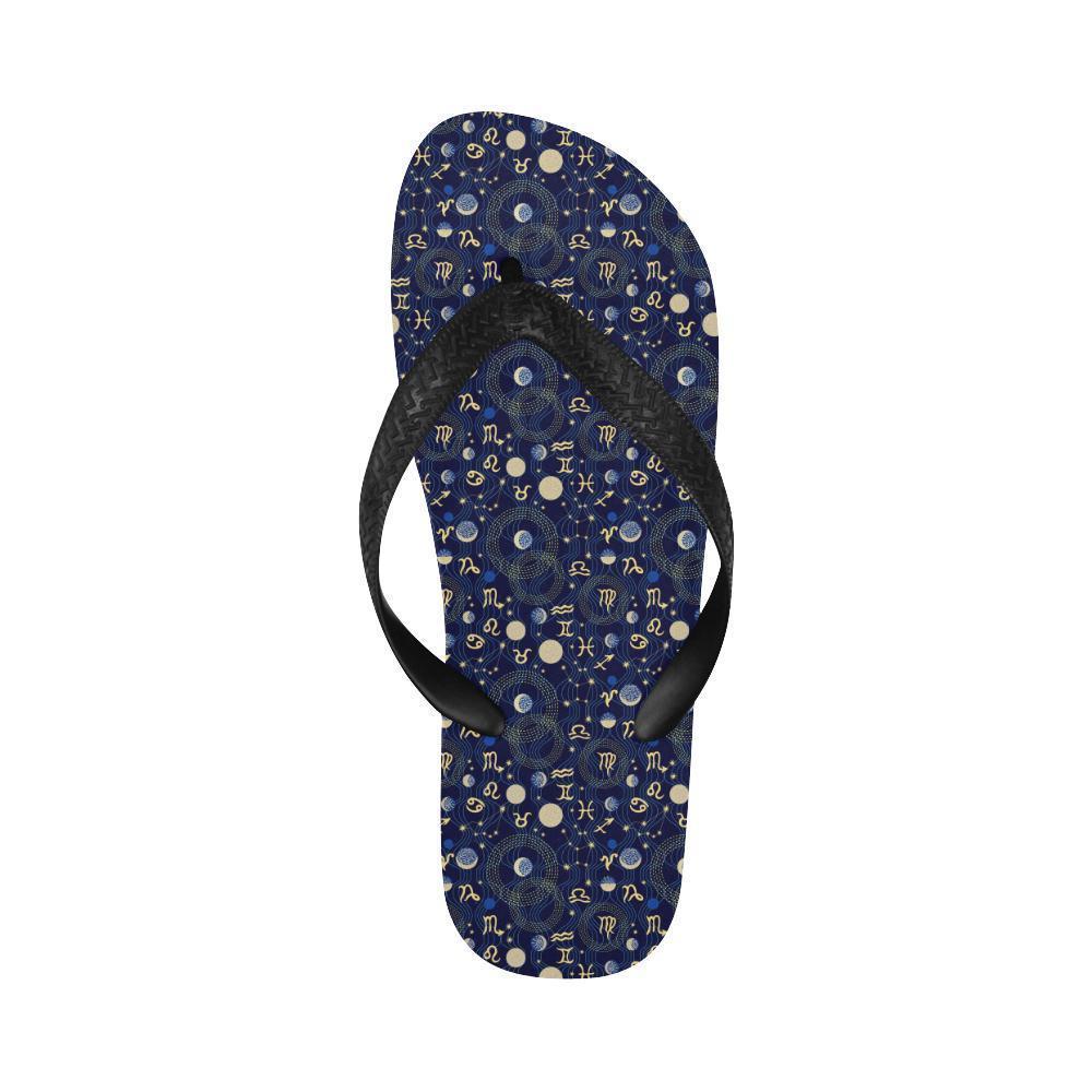 ZodiacThemed Design Print Flip Flops-JTAMIGO.COM