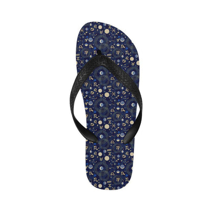 ZodiacThemed Design Print Flip Flops-JTAMIGO.COM