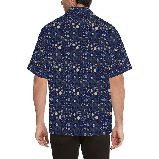 ZodiacThemed Design Print Men Aloha Hawaiian Shirt