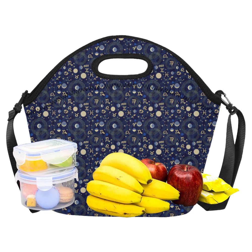 ZodiacThemed Design Print Neoprene Lunch Bag (Model 1669)(Large)-JTAMIGO.COM