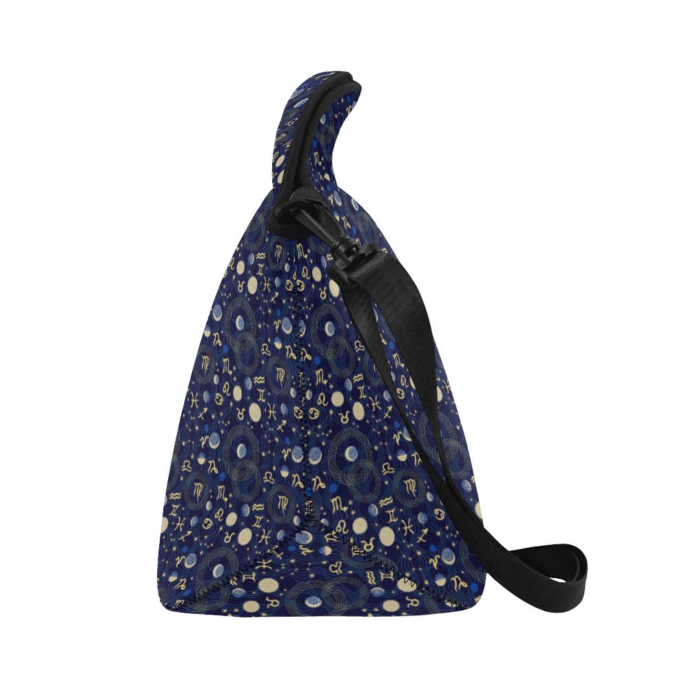 ZodiacThemed Design Print Neoprene Lunch Bag (Model 1669)(Large)-JTAMIGO.COM