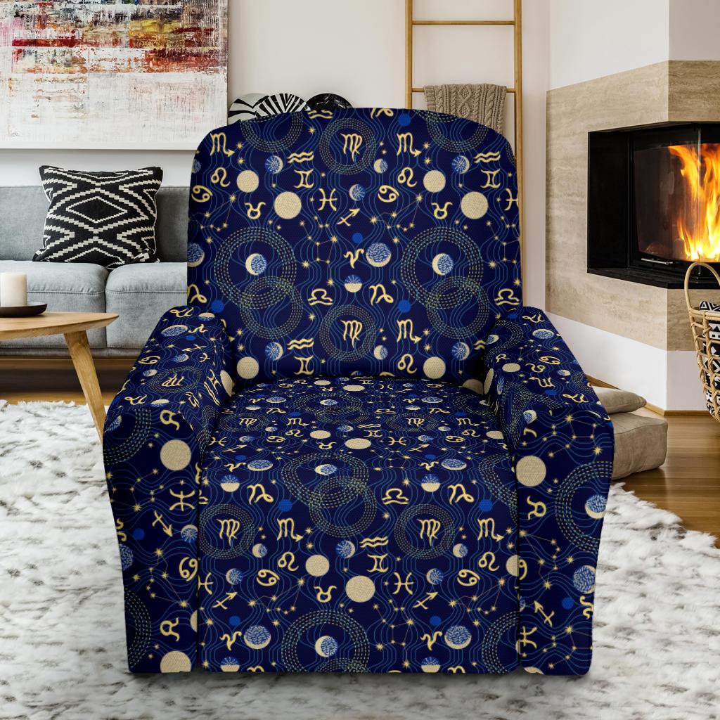 ZodiacThemed Design Print Single Sofa Slipcover -JTAMIGO.COM