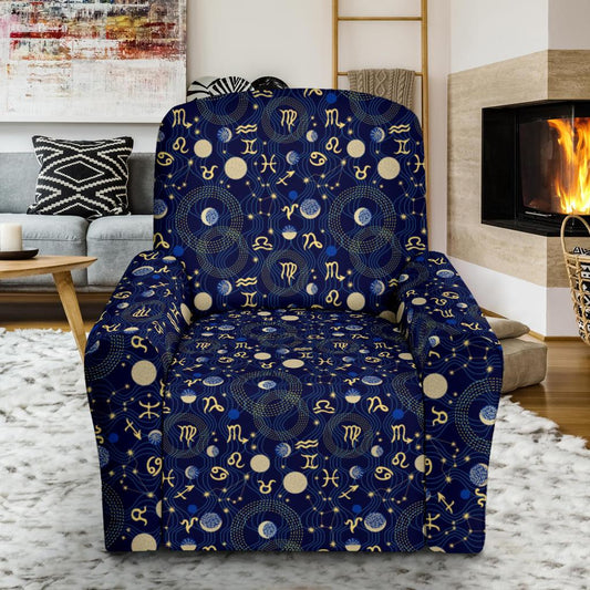 ZodiacThemed Design Print Single Sofa Slipcover -JTAMIGO.COM