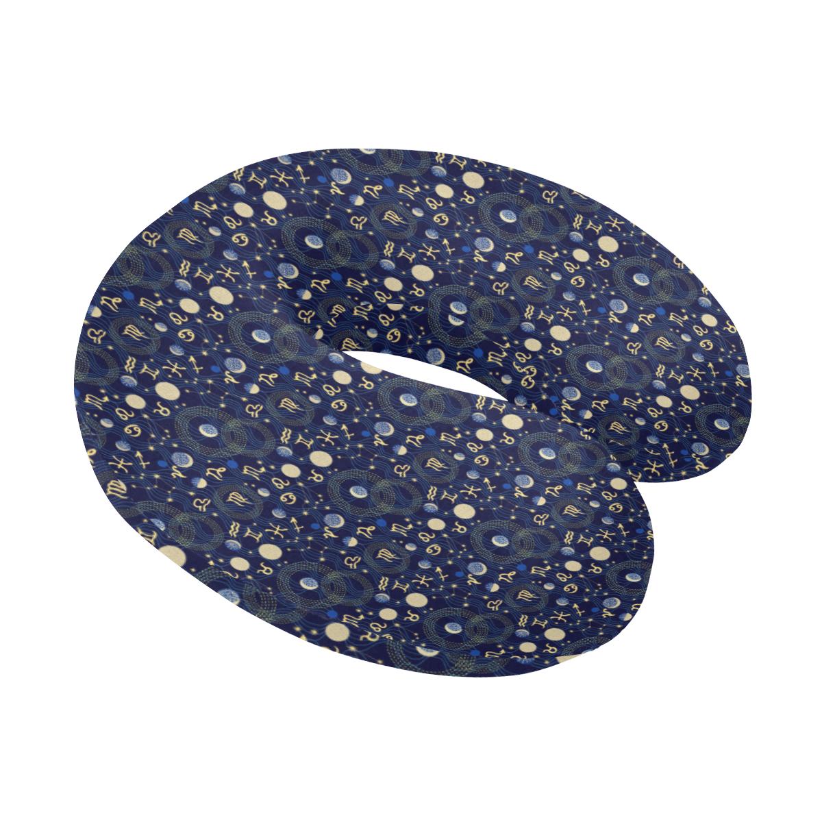 ZodiacThemed Design Print U-Shaped Travel Neck Pillow-JTAMIGO.COM