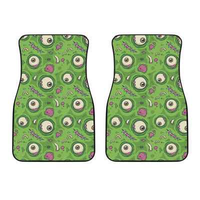 Zombie Eyes Design Pattern Print Car Floor Mats