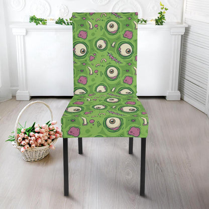 Zombie Eyes Design Pattern Print Dining Chair Slipcover-JTAMIGO.COM
