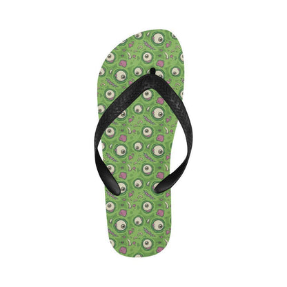 Zombie Eyes Design Pattern Print Flip Flops-JTAMIGO.COM