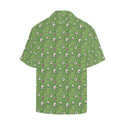 Zombie Eyes Design Pattern Print Men Aloha Hawaiian Shirt