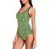 Zombie Eyes Design Pattern Print One Piece Swimsuit-JTAMIGO.COM