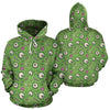 Zombie Eyes Design Pattern Print Pullover Hoodie