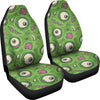 Zombie Eyes Design Pattern Print Universal Fit Car Seat Covers