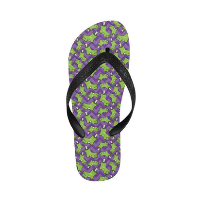 Zombie Foot Design Pattern Print Flip Flops-JTAMIGO.COM