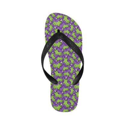 Zombie Foot Design Pattern Print Flip Flops-JTAMIGO.COM