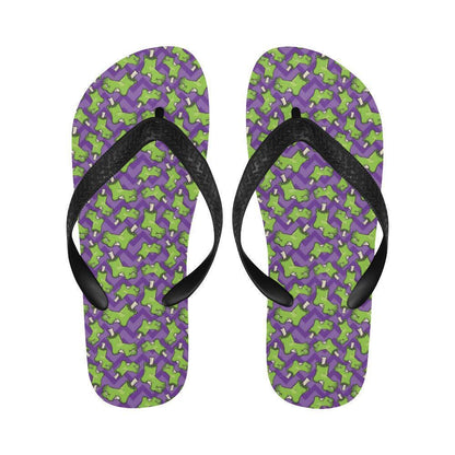 Zombie Foot Design Pattern Print Flip Flops-JTAMIGO.COM