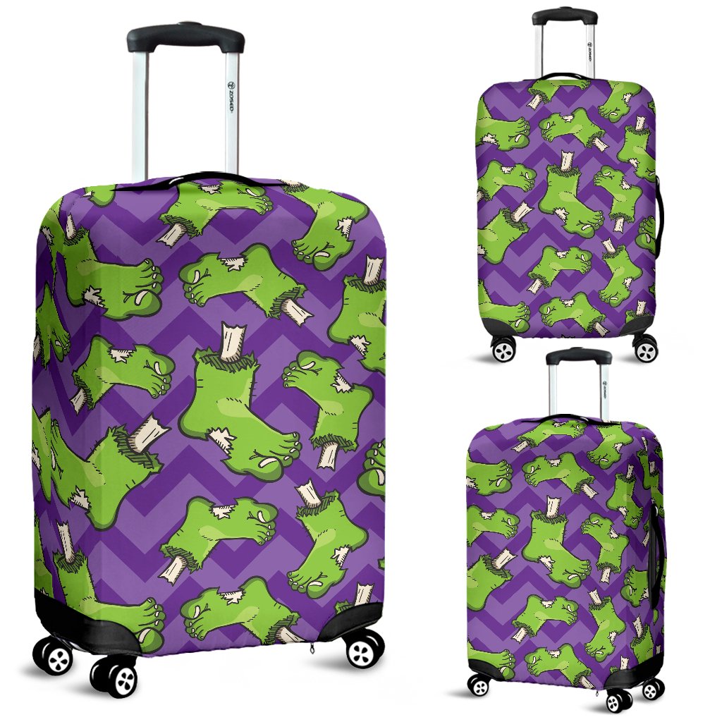 Zombie Foot Design Pattern Print Luggage Cover Protector