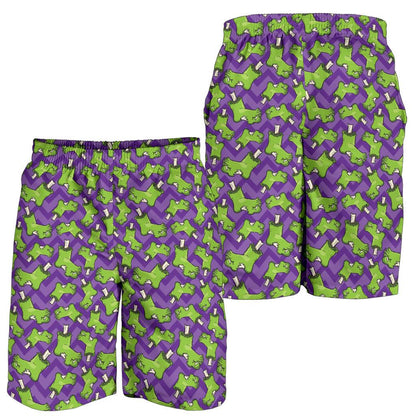 Zombie Foot Design Pattern Print Mens Shorts-JTAMIGO.COM