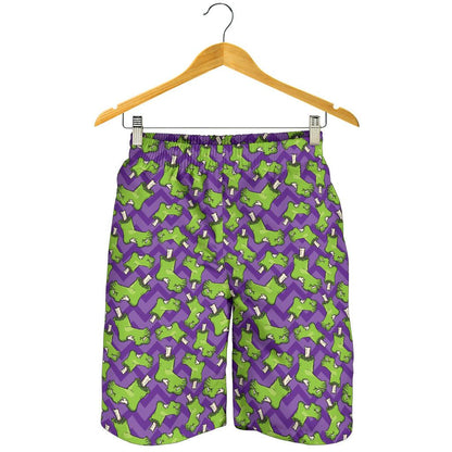 Zombie Foot Design Pattern Print Mens Shorts-JTAMIGO.COM