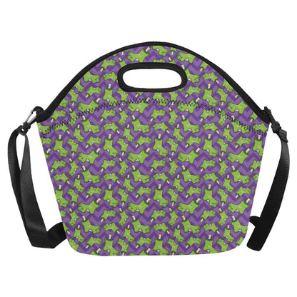 Zombie Foot Design Pattern Print Neoprene Lunch Bag (Model 1669)(Large)-JTAMIGO.COM