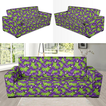 Zombie Foot Design Pattern Print Sofa Slipcover-JTAMIGO.COM