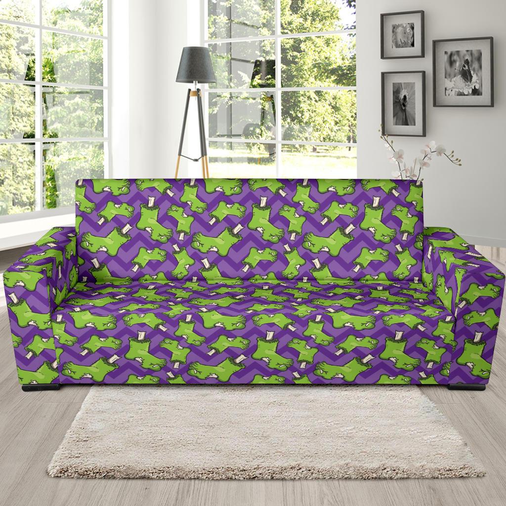 Zombie Foot Design Pattern Print Sofa Slipcover-JTAMIGO.COM