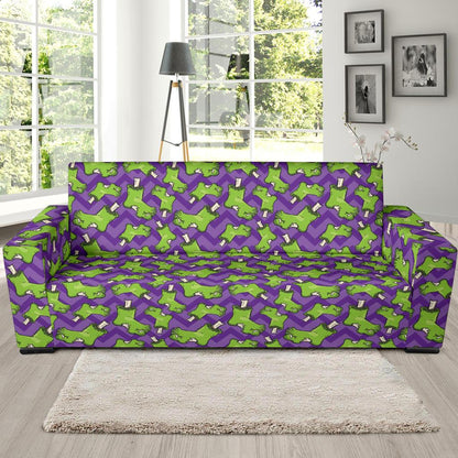 Zombie Foot Design Pattern Print Sofa Slipcover-JTAMIGO.COM