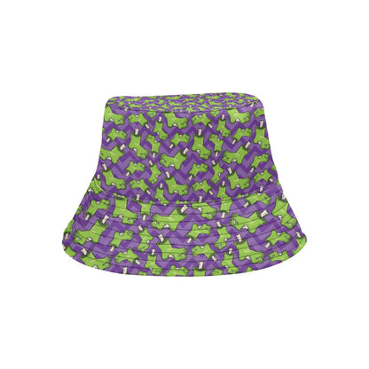 Zombie Foot Design Pattern Print Unisex Bucket Hat