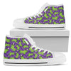 Zombie Foot Design Pattern Print Women High Top Shoes