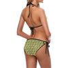 Zombie Head Design Pattern Print Bikini Swimsuit-JTAMIGO.COM