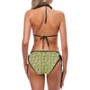 Zombie Head Design Pattern Print Bikini Swimsuit-JTAMIGO.COM