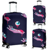 Zombie Pink Hand Design Pattern Print Luggage Cover Protector