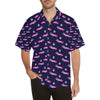 Zombie Pink Hand Design Pattern Print Men Aloha Hawaiian Shirt