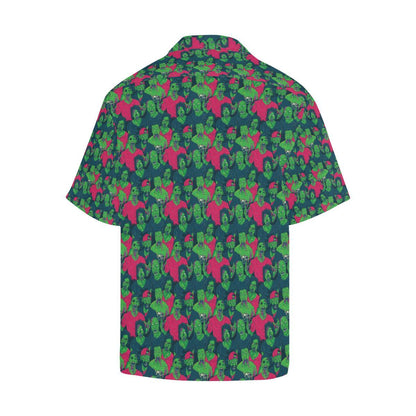 Zombie Themed Design Pattern Print Men Aloha Hawaiian Shirt