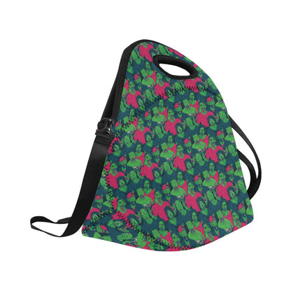 Zombie Themed Design Pattern Print Neoprene Lunch Bag (Model 1669)(Large)-JTAMIGO.COM