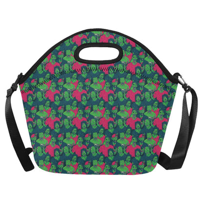Zombie Themed Design Pattern Print Neoprene Lunch Bag (Model 1669)(Large)-JTAMIGO.COM