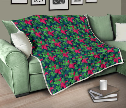 Zombie Themed Design Pattern Print Premium Quilt-JTAMIGO.COM