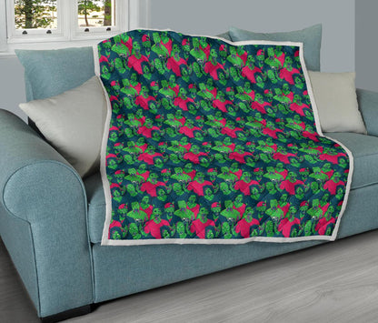 Zombie Themed Design Pattern Print Premium Quilt-JTAMIGO.COM