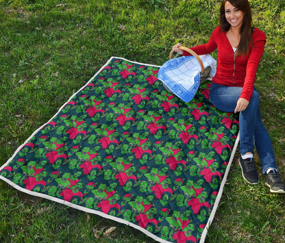 Zombie Themed Design Pattern Print Premium Quilt-JTAMIGO.COM