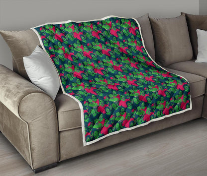 Zombie Themed Design Pattern Print Premium Quilt-JTAMIGO.COM