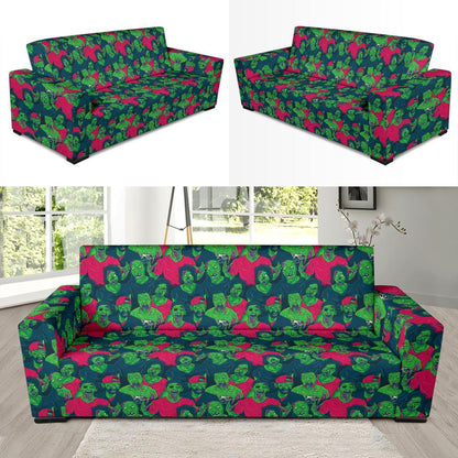 Zombie Themed Design Pattern Print Sofa Slipcover-JTAMIGO.COM