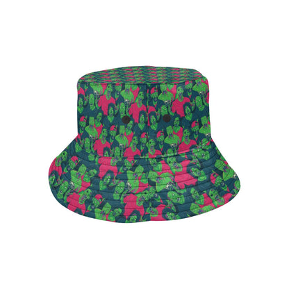 Zombie Themed Design Pattern Print Unisex Bucket Hat
