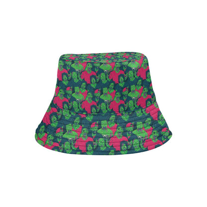 Zombie Themed Design Pattern Print Unisex Bucket Hat