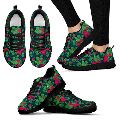 Zombie Themed Design Pattern Print Women Sneakers Shoes